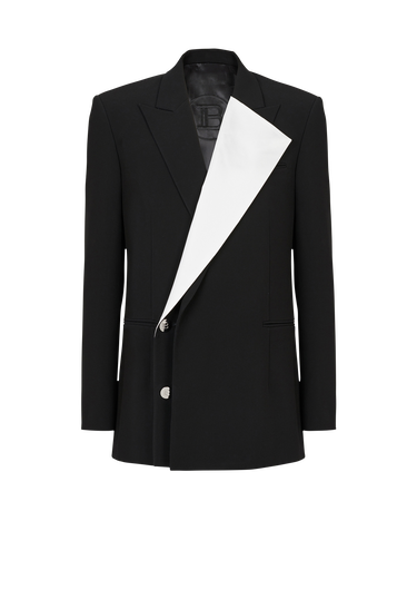 Eco-designed blazer with satin collar