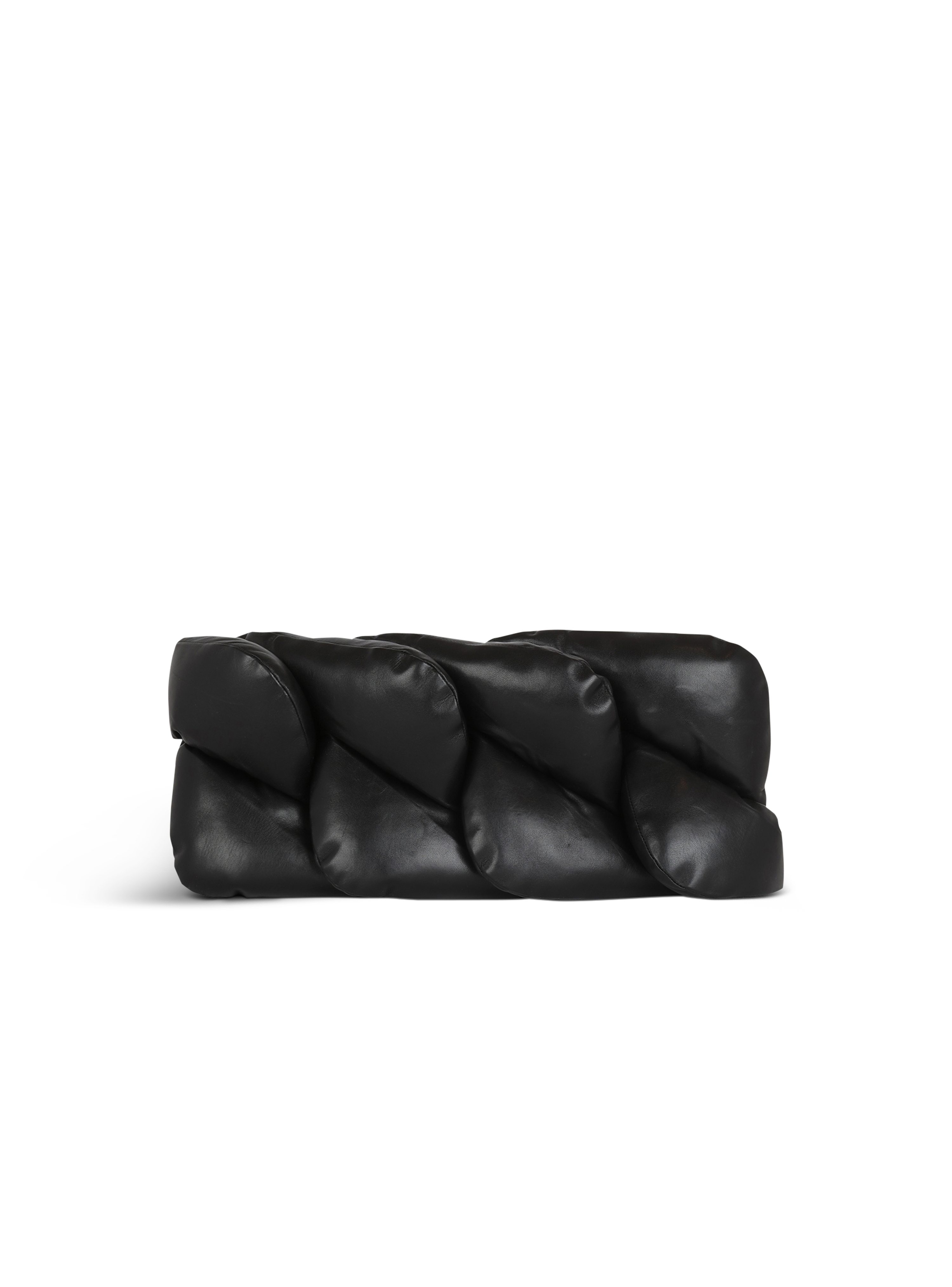 Quilted leather Maxi Chain belt bag, black, hi-res