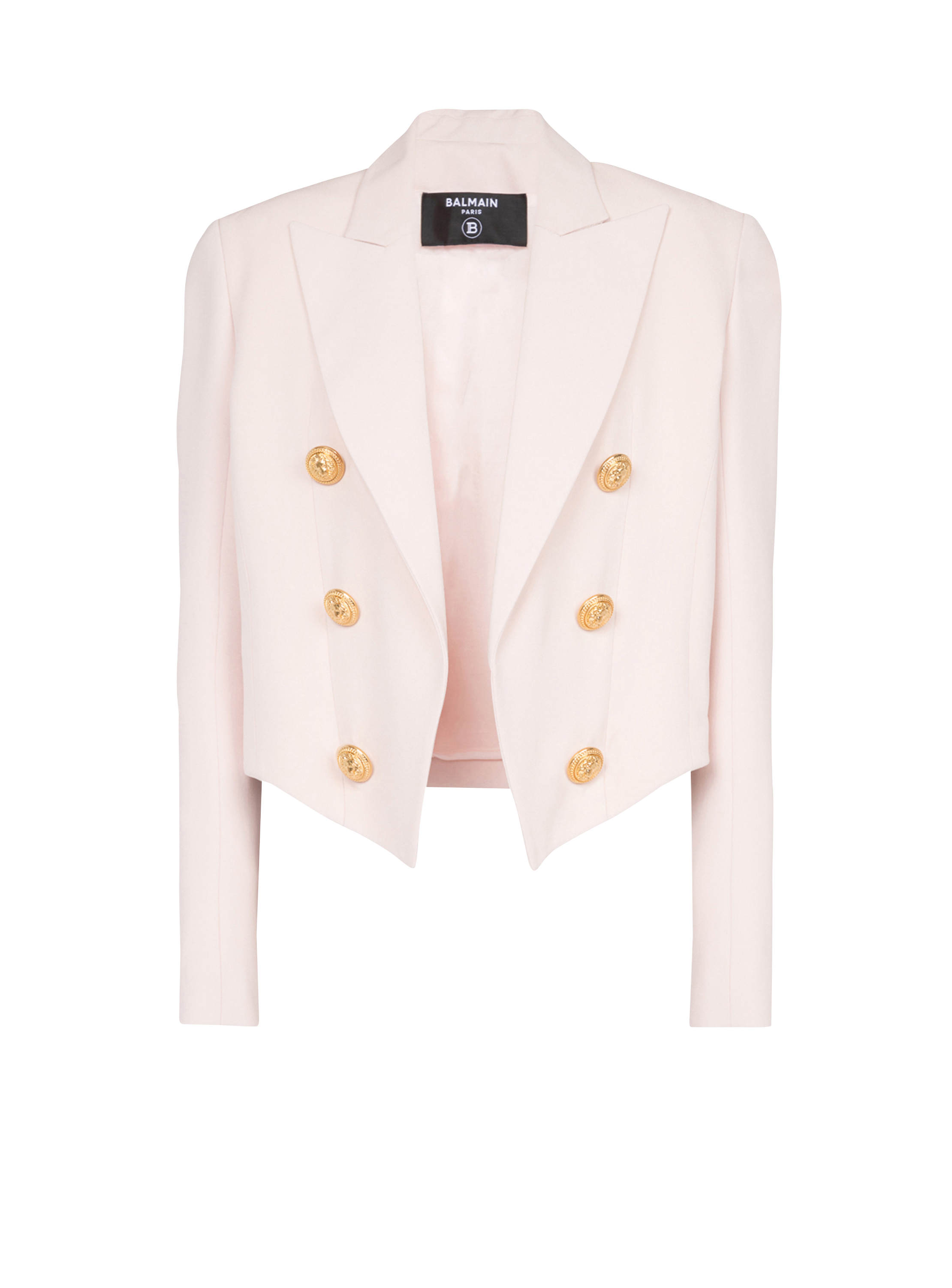 sport coats and suit jackets Save 27% Womens Clothing Jackets Blazers Balmain Wool Double Breasted Cropped Jacket in White 