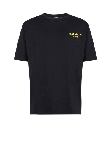 Balmain x Netflix -Cotton T-shirt with small Balmain logo print