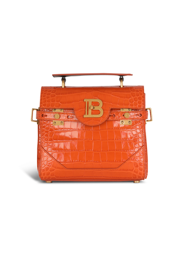 Crocodile-embossed leather B-Buzz 23 bag