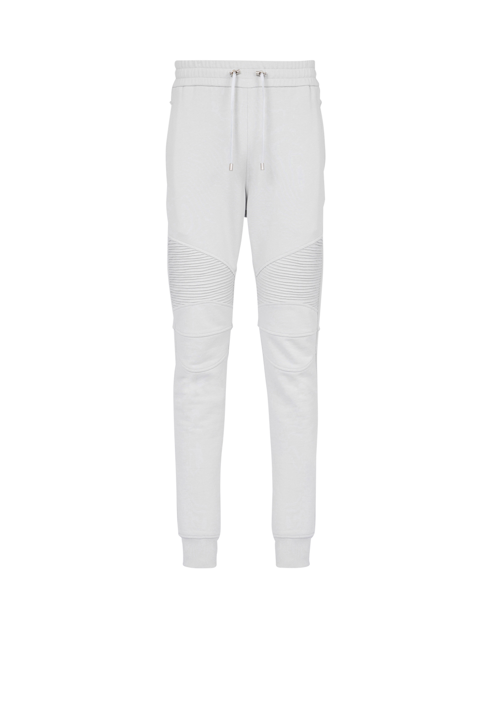 Eco-designed sweatpants with Balmain logo print, grey, hi-res