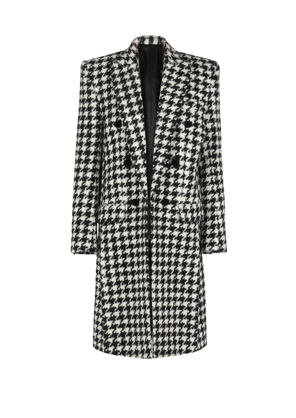 Unisex - Six-button wool coat with detachable inset jacket  , black, hi-res