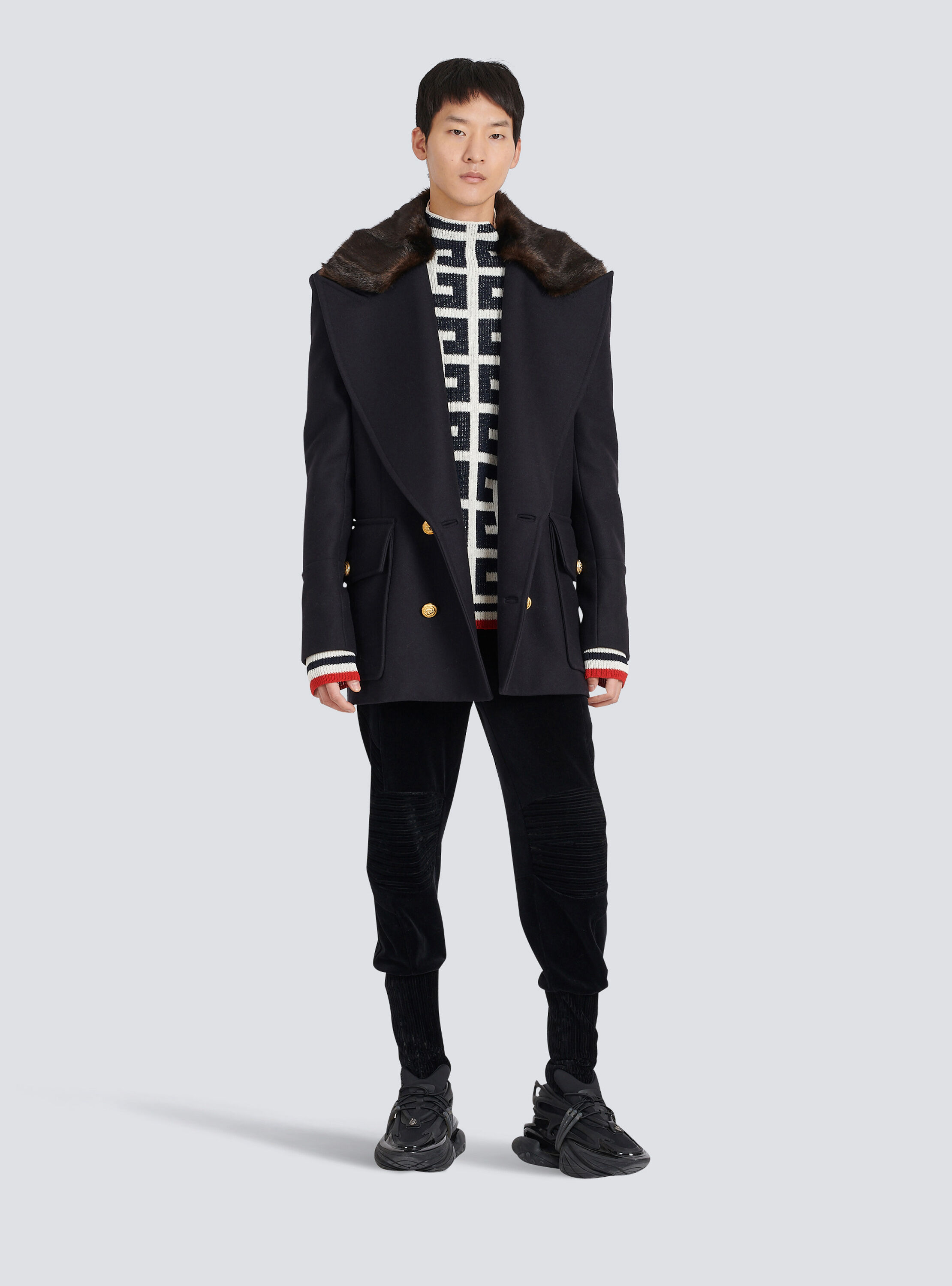 Designer Winter Coat Collection | BALMAIN