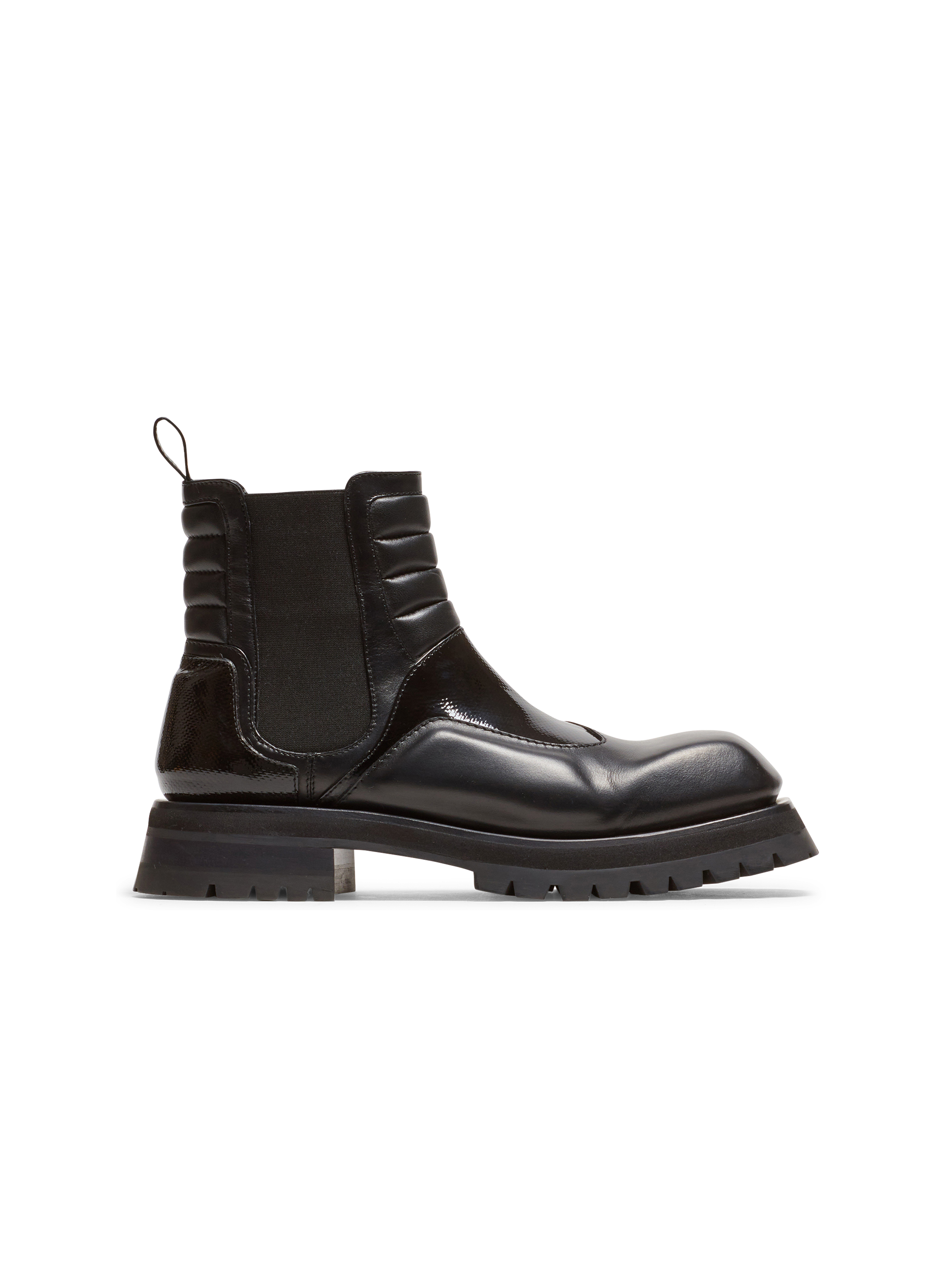 Smooth leather Army Phil Chelsea boots, black, hi-res