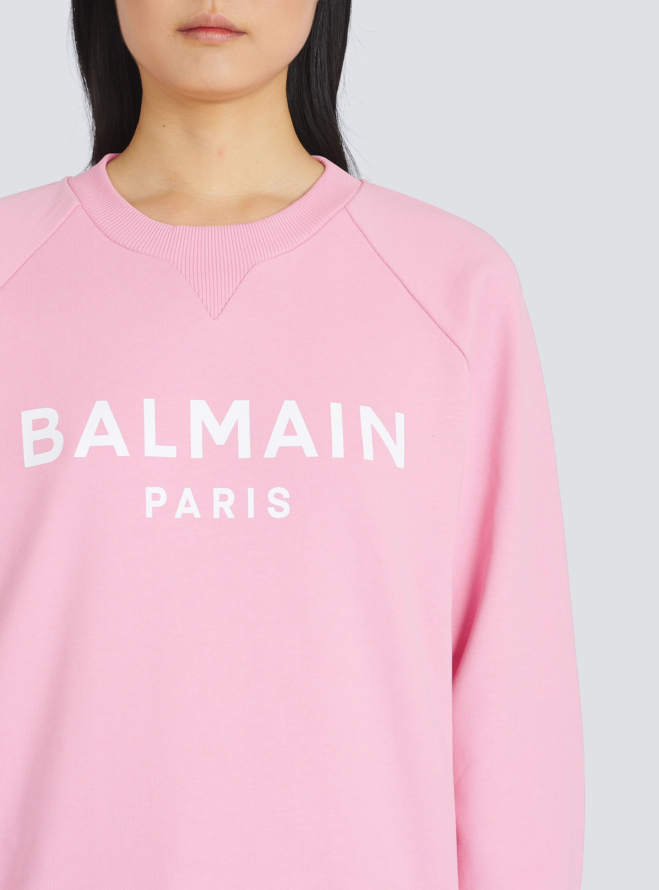 Eco-designed cotton sweatshirt with 