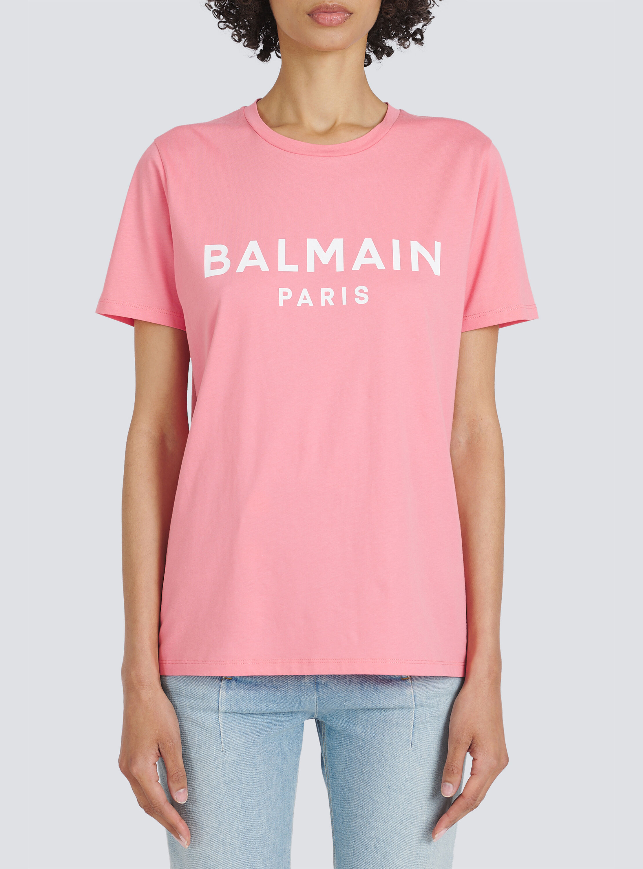 T-shirt with Balmain logo print 